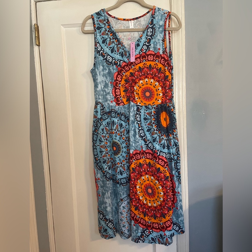 New Women’s Niloufo Summer Dress Size Large